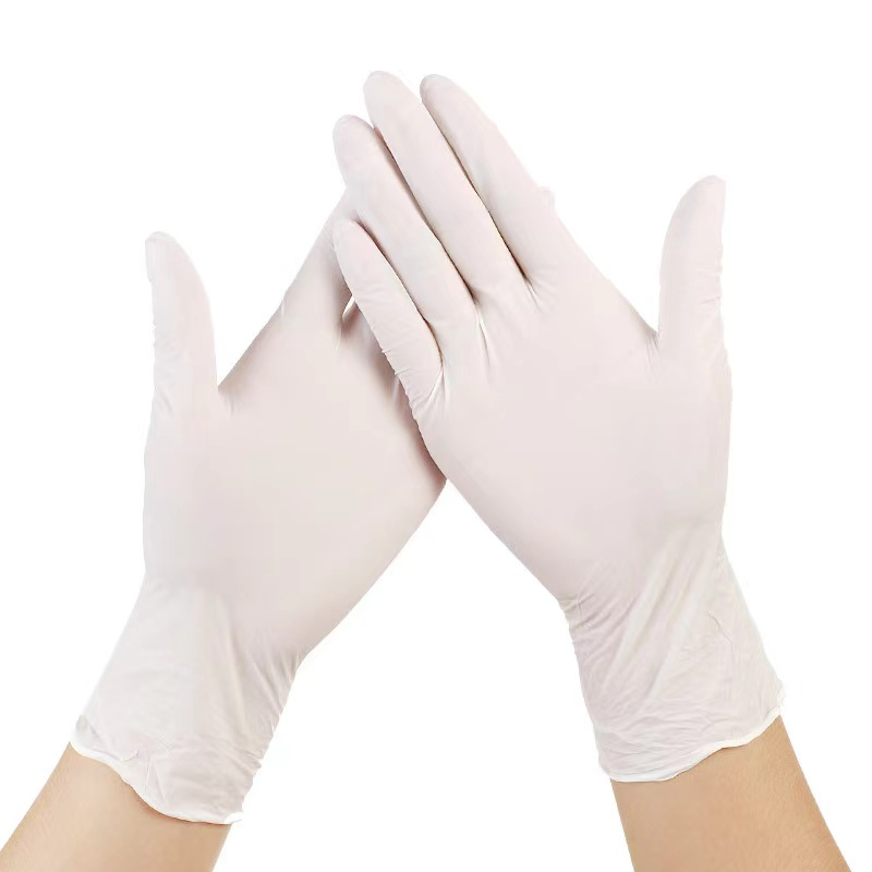 Luvas descartáveis de exame cirúrgico em PE elástico transparente, feitas de plástico Polietileno/CPE/HDPE LDPE/PVC/Vinil, para a indústria de processamento de alimentos