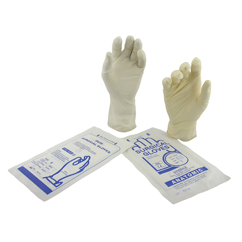 Luvas Cirúrgicas Gerais Esterilizadas Luvas Cirúrgicas Ortopédicas Tamanho 8 Grande