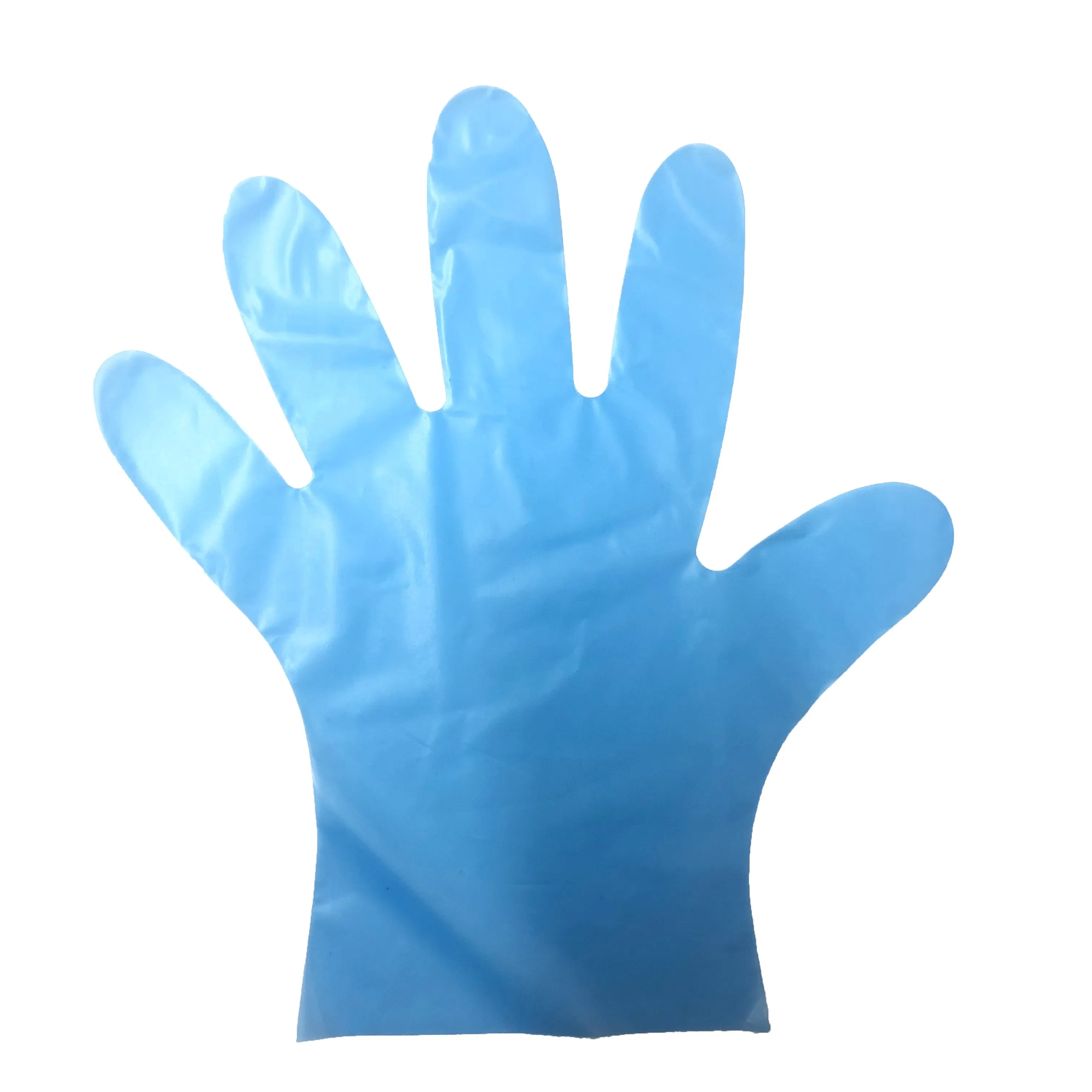 Luvas Descartáveis Degradáveis Filme de Tintura de Cabelo Plástico Espessado TPE Resistente a Óleo Luvas de PE de Grau Alimentício