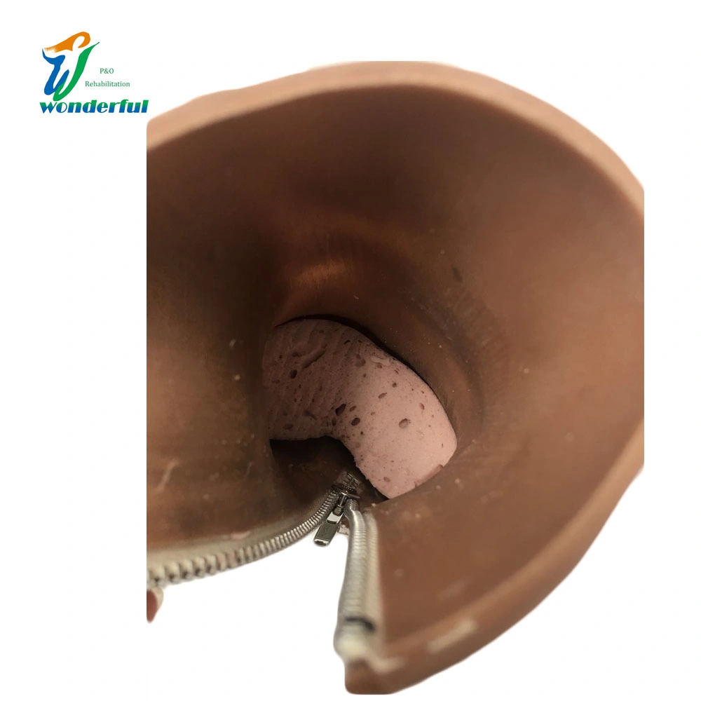 Vendas Quentes Luvas de Silicone Personalizadas Marrom   com Zíper