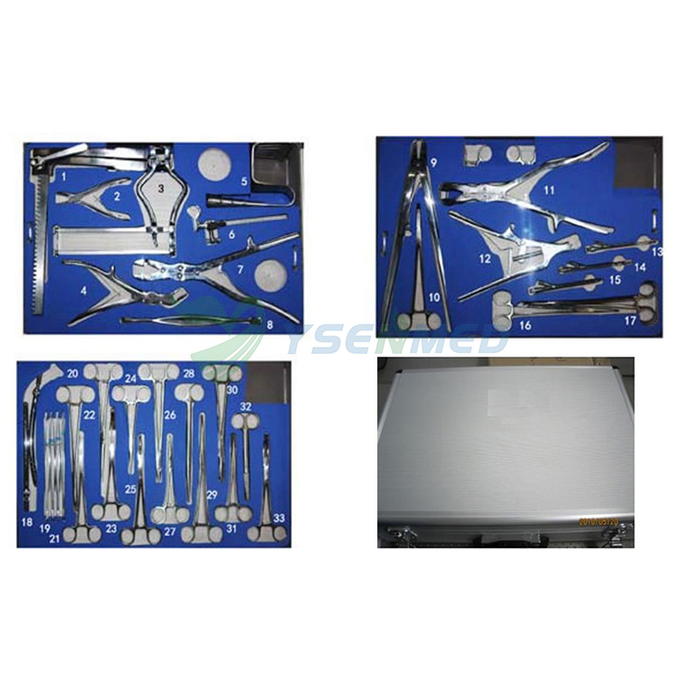 Conjunto de Instrumentos para Cirurgia Torácica de Equipamento Médico Ysot-W-Xb