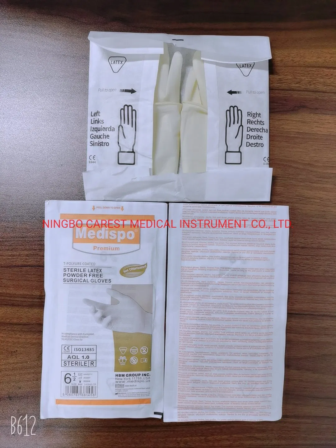Luvas Cirúrgicas de Látex Estéreis Sem Pó Micro Texturizadas