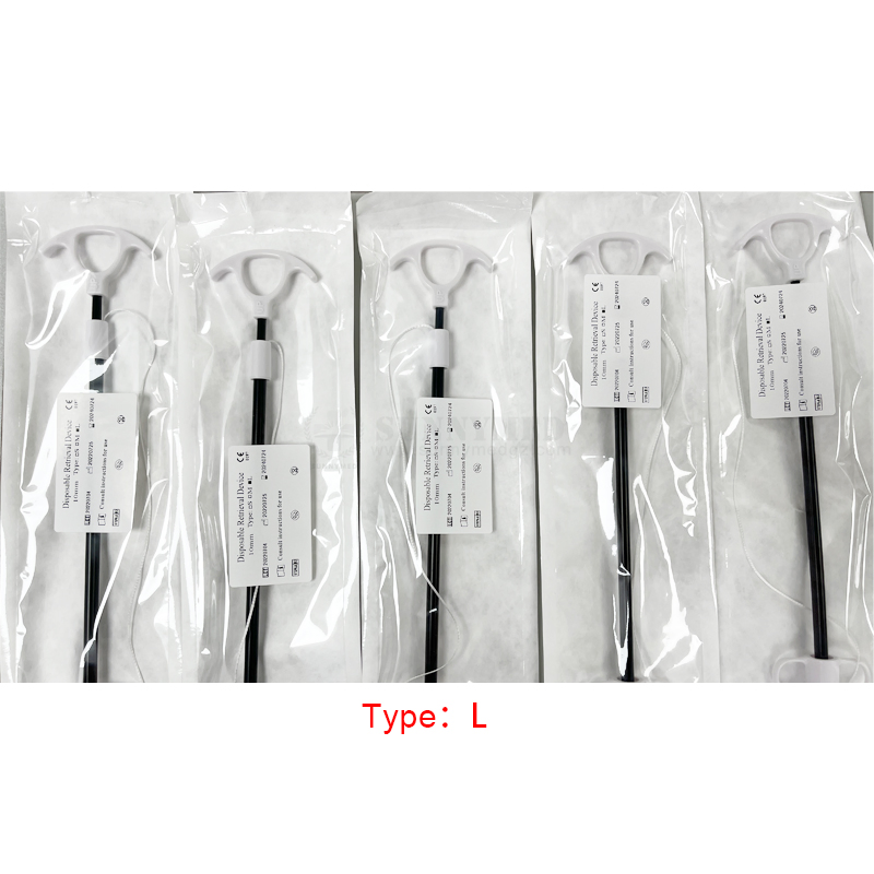 Equipamentos de microcirurgia descartáveis para cirurgia laparoscópica endoscópica de bolsa de tecido