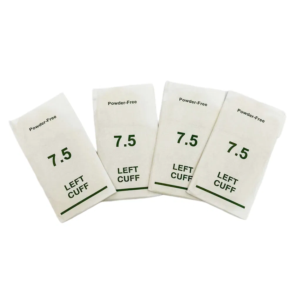 Luvas de ginecologia de baixo preço de alta qualidade com comprimento de cotovelo, branco, comprido Luvas cirúrgicas ginecológicas de látex cuff fabricadas na China