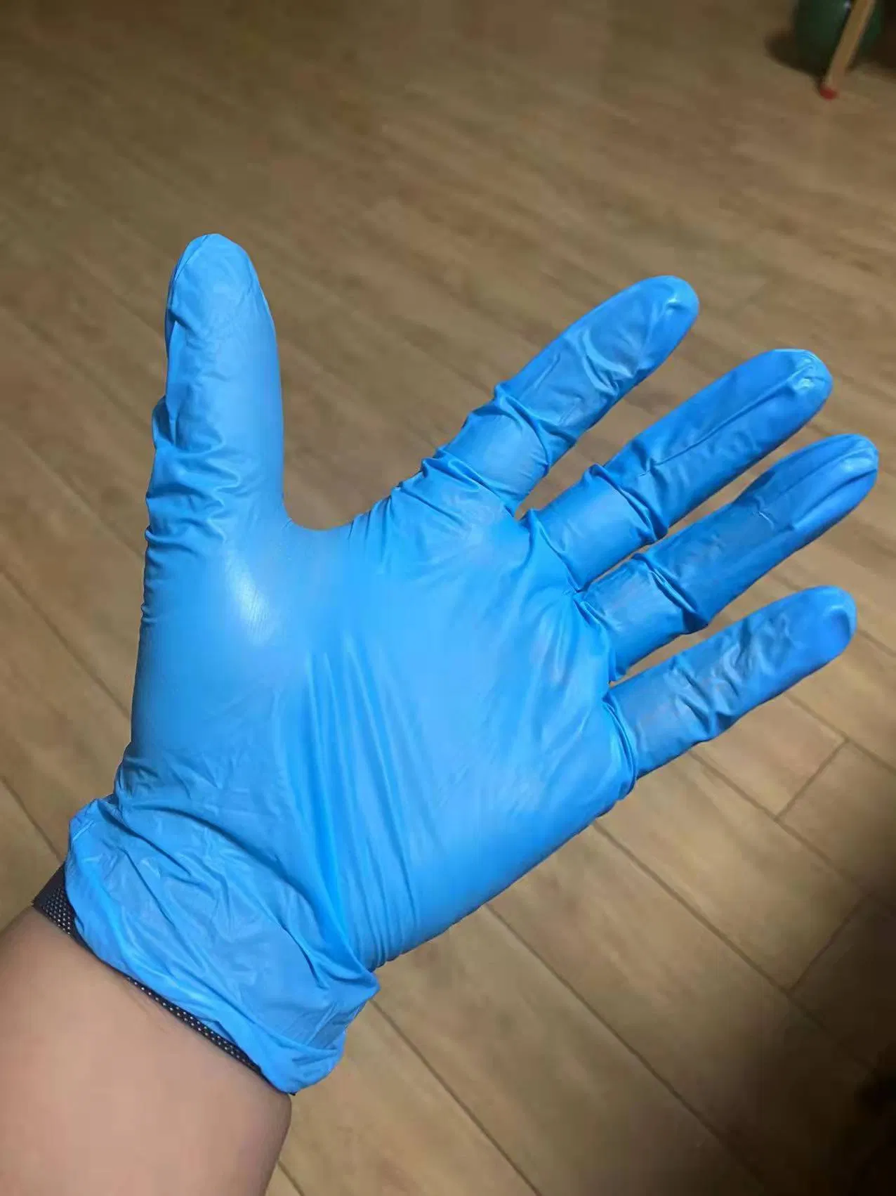 Luvas Sem Pó 100PC Luvas Limpas Luvas de Grau Alimentício de Vinil Nitrílico Sintético