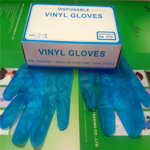 Luvas de Vinil Descartáveis
