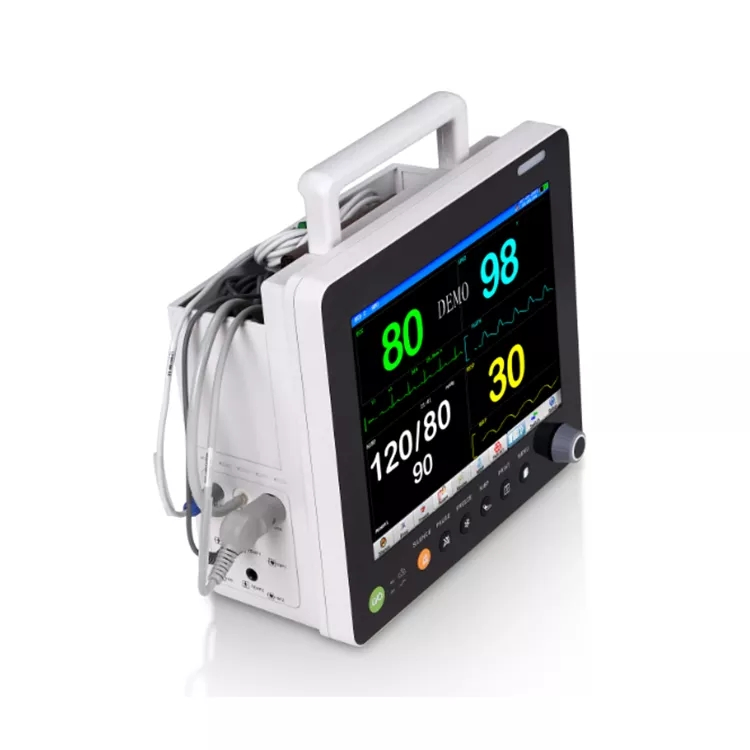 Monitor de Paciente Modular de Múltiplos Parâmetros com Tela Grande para Monitoramento Remoto de ECG Etco2 SpO2