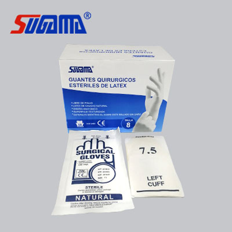 Tamanhos 6.5 a 7.5 Luva Cirúrgica Estéril de Látex Power