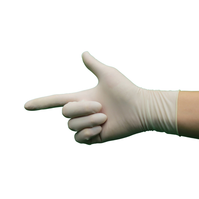Luvas Cirúrgicas Estéreis Descartáveis de Látex Nitrílico/Vinil/PVC Sem Pó com Pó
