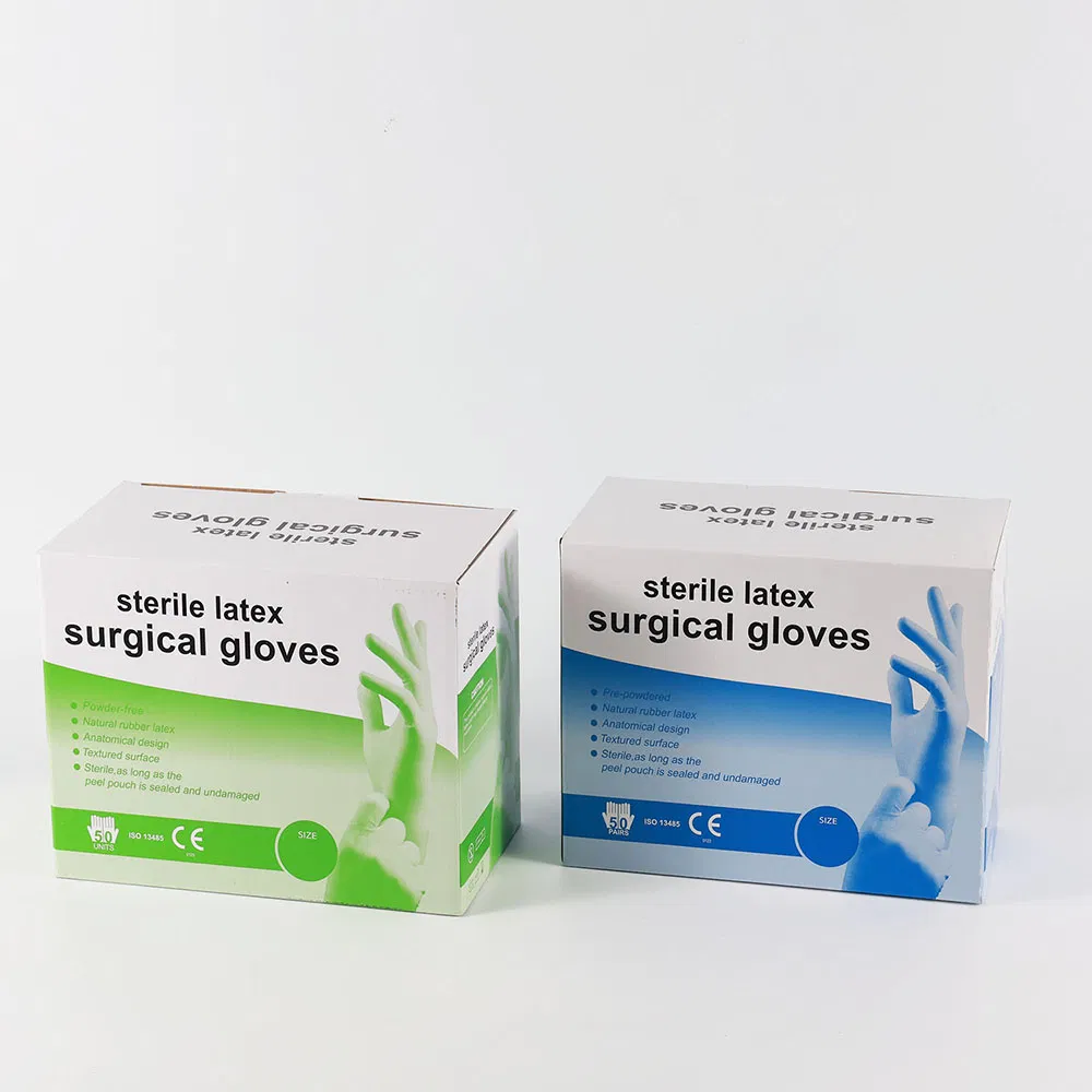 Luvas descartáveis de preço mais baixo, luvas de nitrilo, luvas de PVC, luvas de vinil, luvas de látex, luvas ginecológicas para uso médico, exame cirúrgico ou odontológico, estéreis com Eo, com CE e ISO