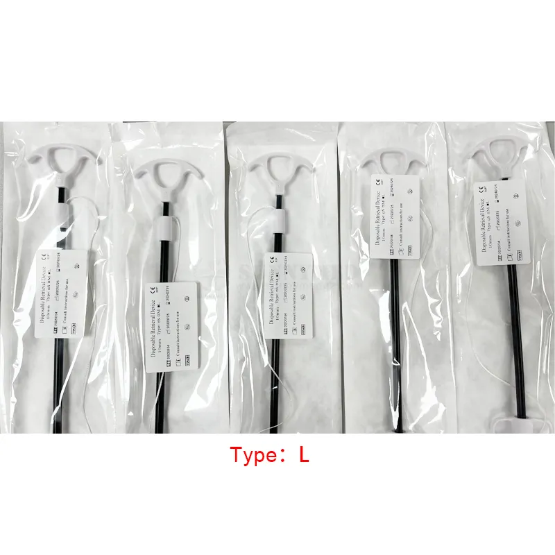 Equipamentos de microcirurgia descartáveis para cirurgia laparoscópica endoscópica de bolsa de tecido