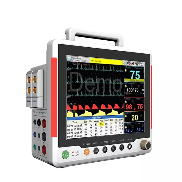 Monitor de Paciente Modular de Múltiplos Parâmetros com Tela Grande para Monitoramento Remoto de ECG Etco2 SpO2