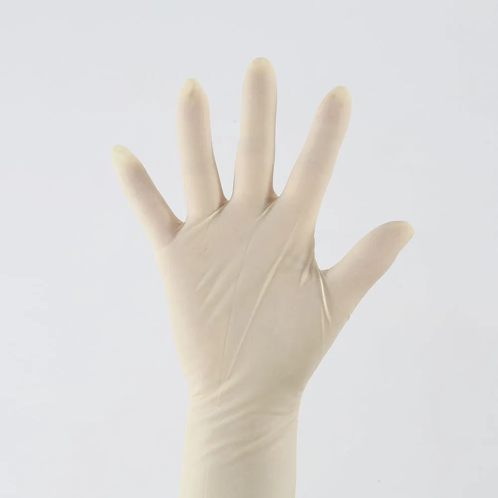 Luvas Médicas Descartáveis de Látex Premium - Sem Pó Luvas Cirúrgicas Descartáveis de Látex para Segurança Médica Luvas Cirúrgicas Descartáveis Luvas de Vinil