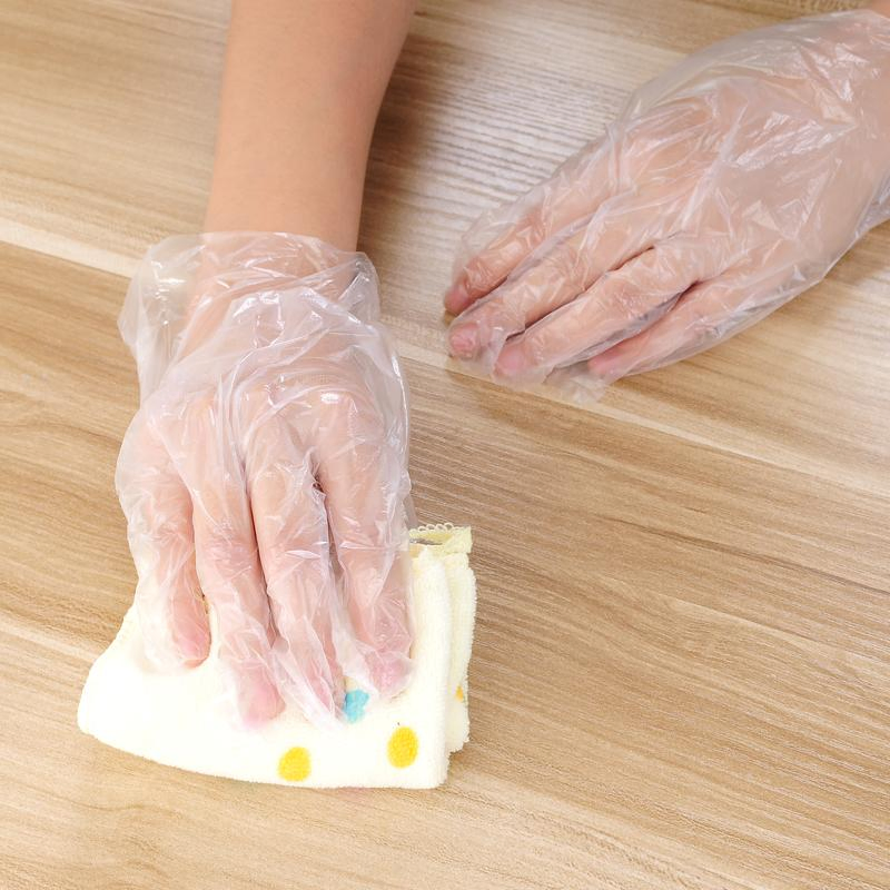 Luvas Protetoras Sem Pó Luva de PVC Descartável Luvas para Serviço de Alimentos