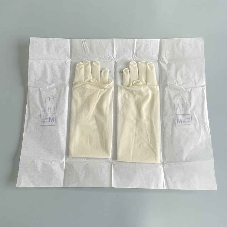 Luvas Cirúrgicas de Nitrilo Descartáveis para Exame Médico, Luvas Ginecológicas de Látex