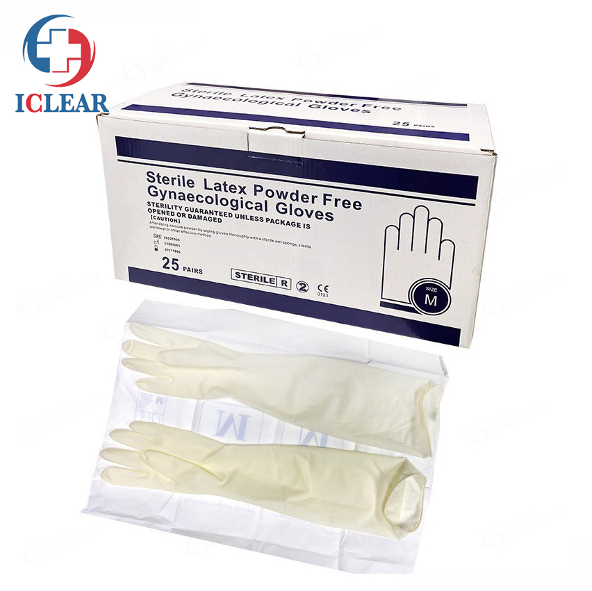 Luvas de látex cirúrgicas e luvas de látex para exame com pó ou sem pó