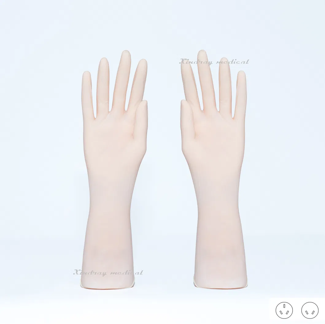 Luvas cirúrgicas de látex descartáveis médicas em alta venda, estéreis para uso médico, com preço de fábrica