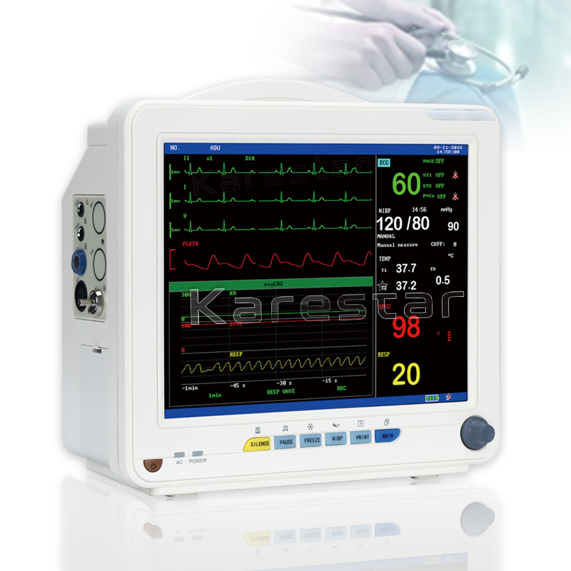 Touch Screen K-J109 Portable Multi Parameter Monitor Vital Sign Monitor Cardiac Price Wireless Patient Monitoring Devices