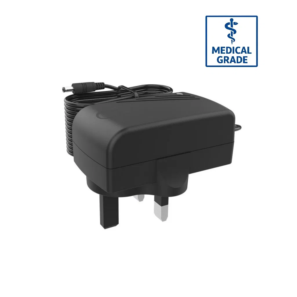 24W Max Medical AC Adapter 5V 3A IEC 60601-1 2xmopp for Wearable Health Monitoring Systems