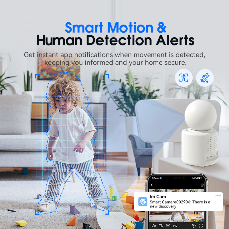 Anywii Indoor/Outdoor Home CCTV Camera with Two-Way Audio &amp; Voice Calling Features for Baby Elder Care Price with CMOS Sensor