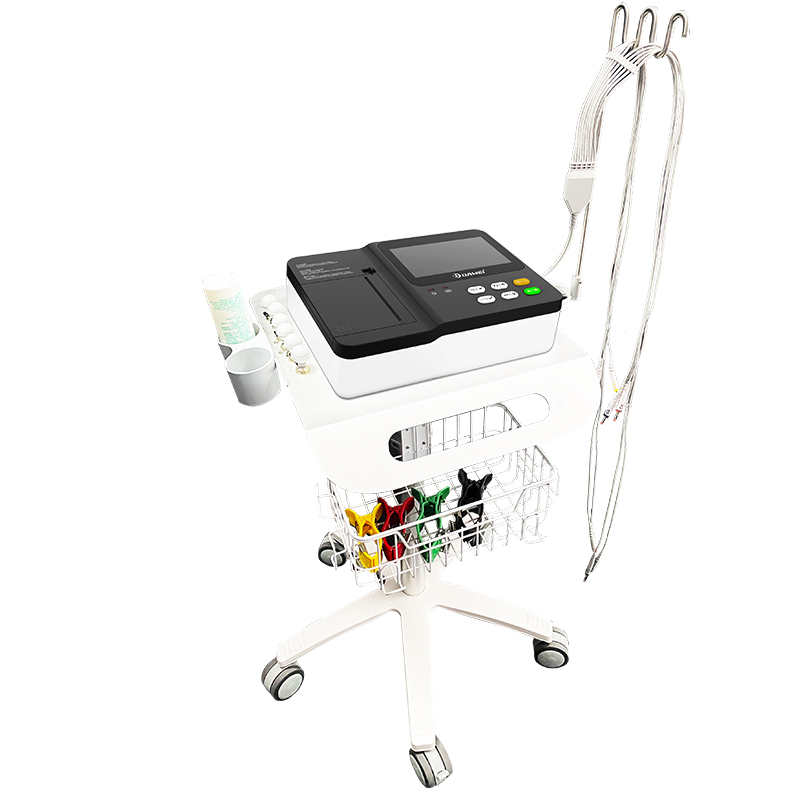 High-Quality 6-Channel ECG Electrodes EKG Monitor Portable Machine Large Capacity Medical Equipment