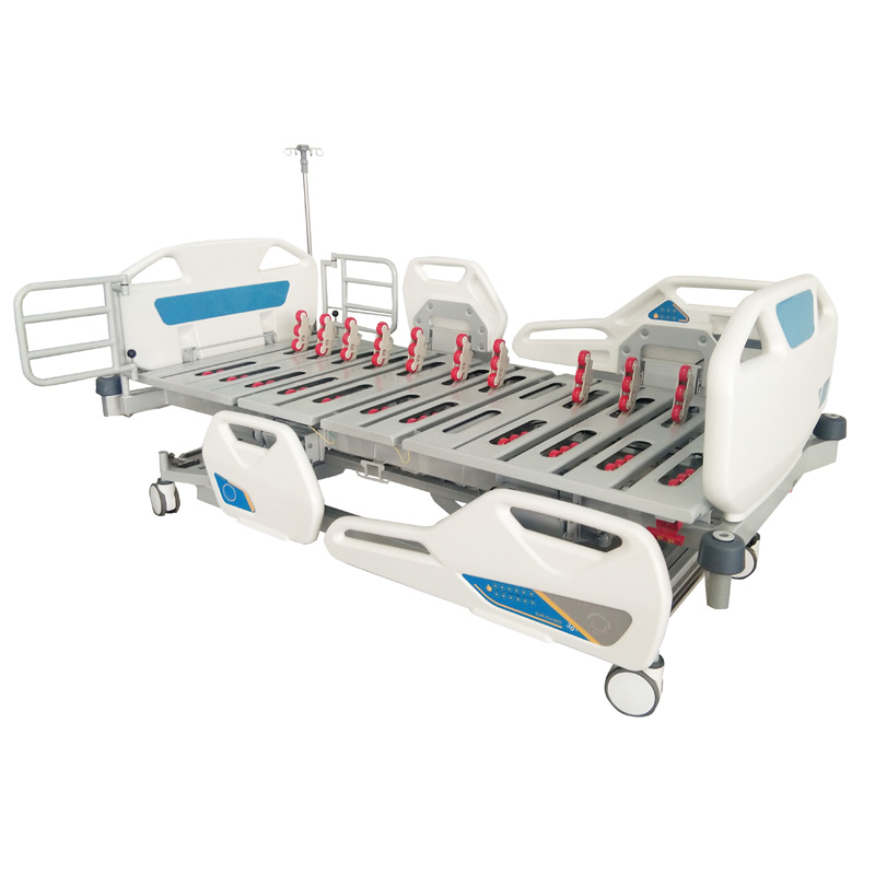 Monitoring System Split Rail Long Term Care Electric Medical Tilt ICU Sand Beds