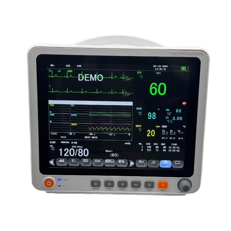 Home Healthcare &amp; Telemedicine Vital Monitor with Clear Display for Chronic Disease Management