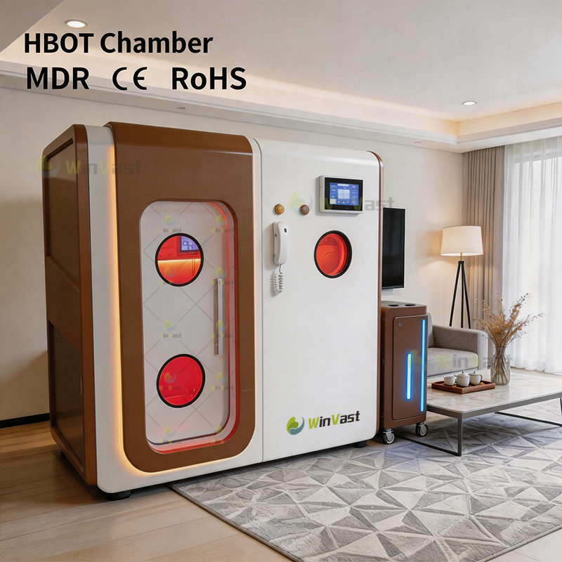 Hyperbaric Oxygen Chamber 2 People Hard Shell Stainless Steel Hyperbaric Chamber China for Home Hospital Use Hbot Therapy