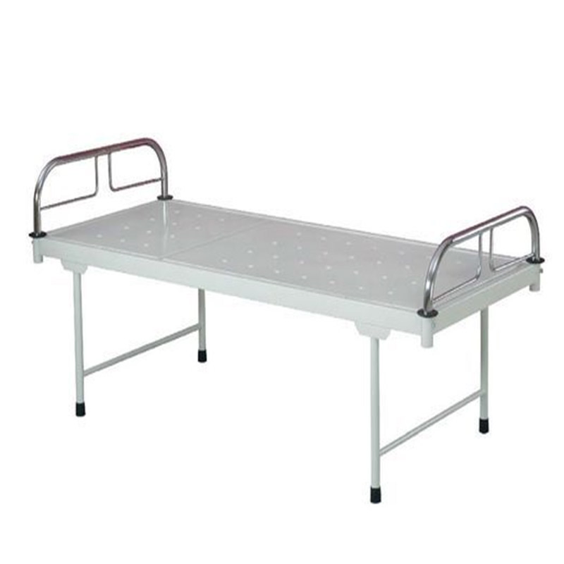 China Factory Sale Queen Size Platform Frame 16 Inch Custom Latest Design Hospital Bed Iron Single Metal Bed for Patients in Hospital