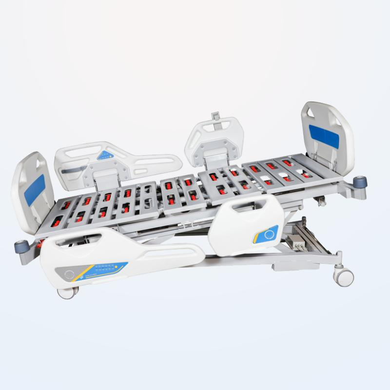Monitoring System Split Rail Long Term Care Electric Medical Tilt ICU Sand Beds