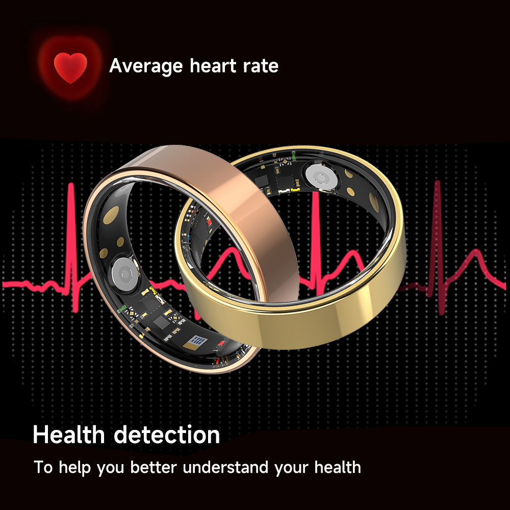 2026 Smart Ring Waterproof Fitness Tracker Video Switching IOS Android Men Women Health Health Ring Smart Anillo Inteligente