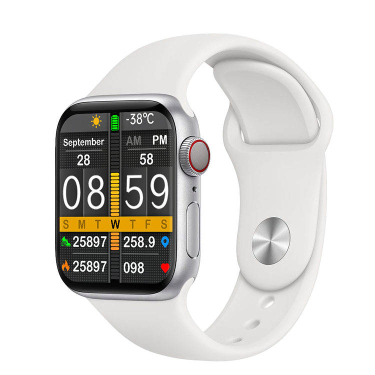 Watch 7 Fitness and Health Monitoring Waterproof Smartwatch with Heart Rate, Music, Call, Sleep for Men Women
