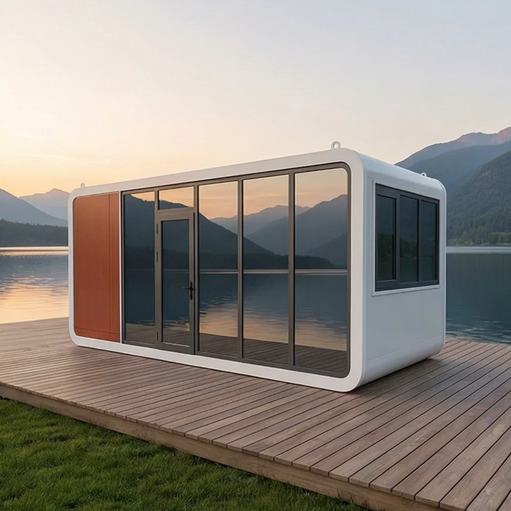 Eco-Friendly Homonculus Cube Container Home with Sustainable Features