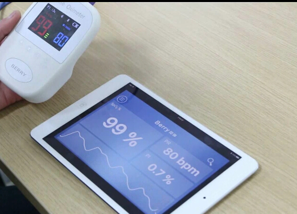 FDA Approved Handheld Pulse Oximeter with Bluetooth Wireless Function Oximetro Fingertip Oximeter