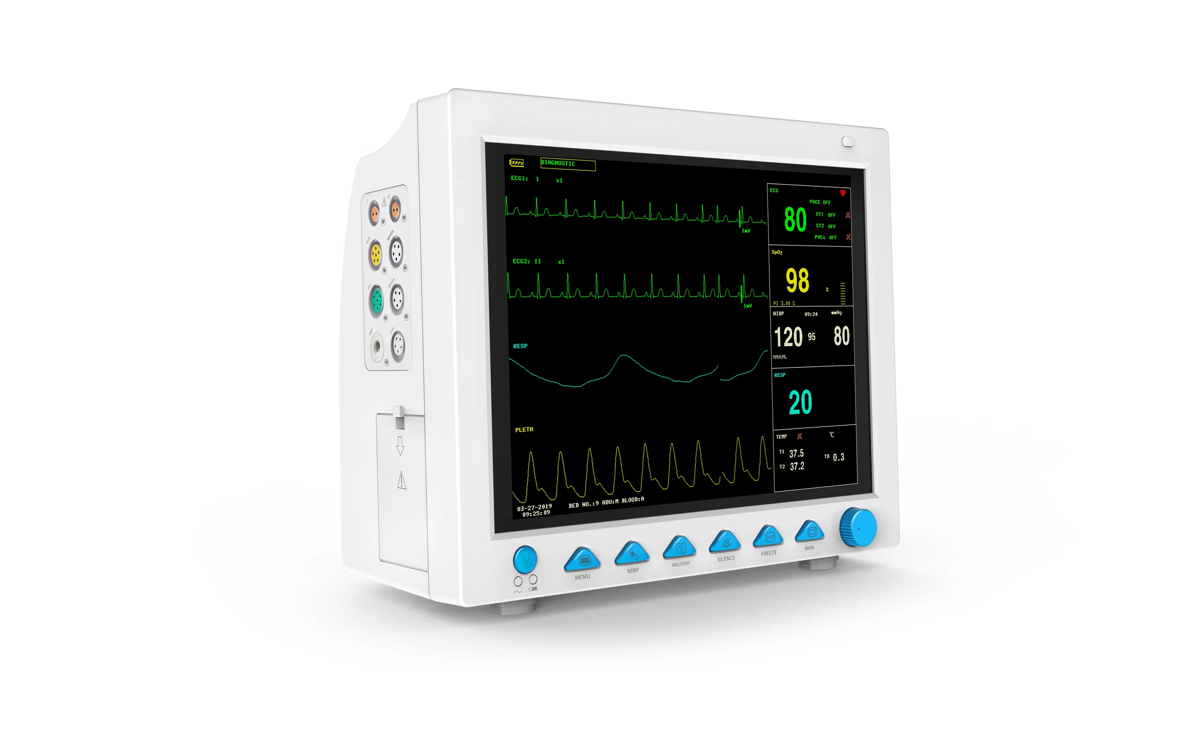 Multi-Parameter Animal Health Monitoring System with English Interface
