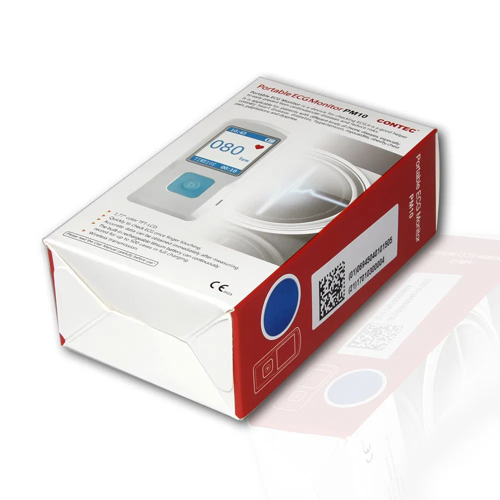 Contec Portable ECG Monitor Pm10 Mini ECG Machine Wireless ECG Monitor