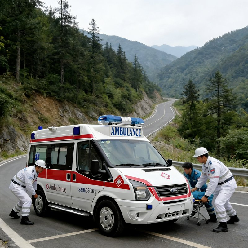 Ford Monitoring Ambulance for Patient Vital Sign Tracking