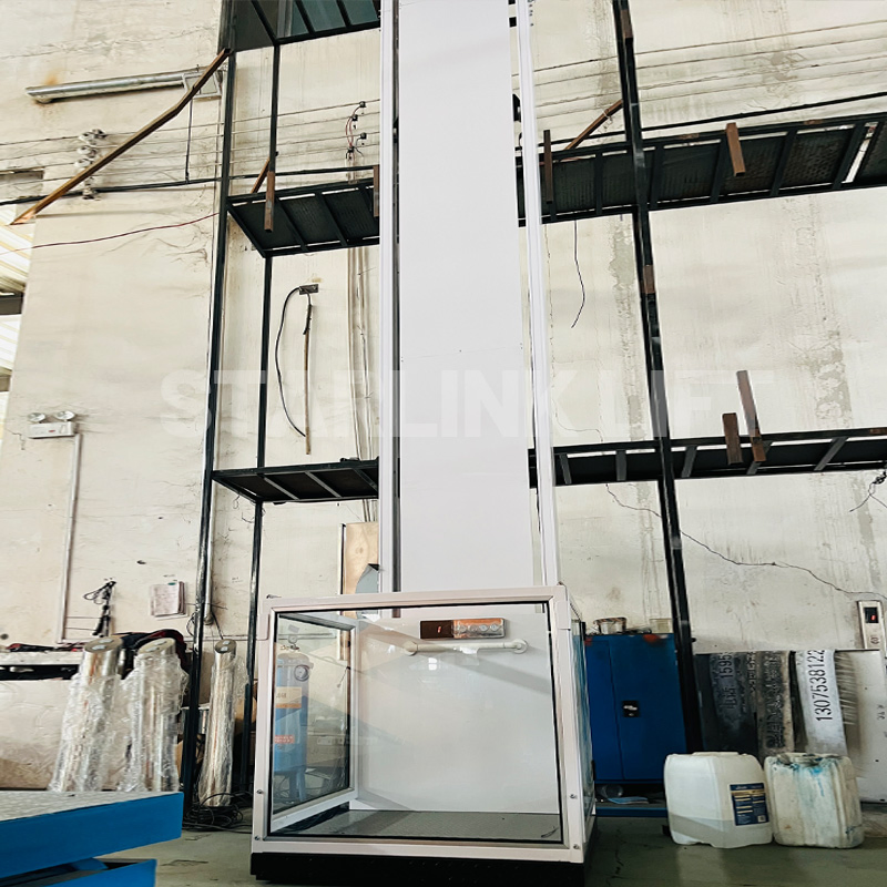 Vertical Wheelchair Platform Lift Elderly Patient Transfer Handicapped Vertical Wheelchair Lift