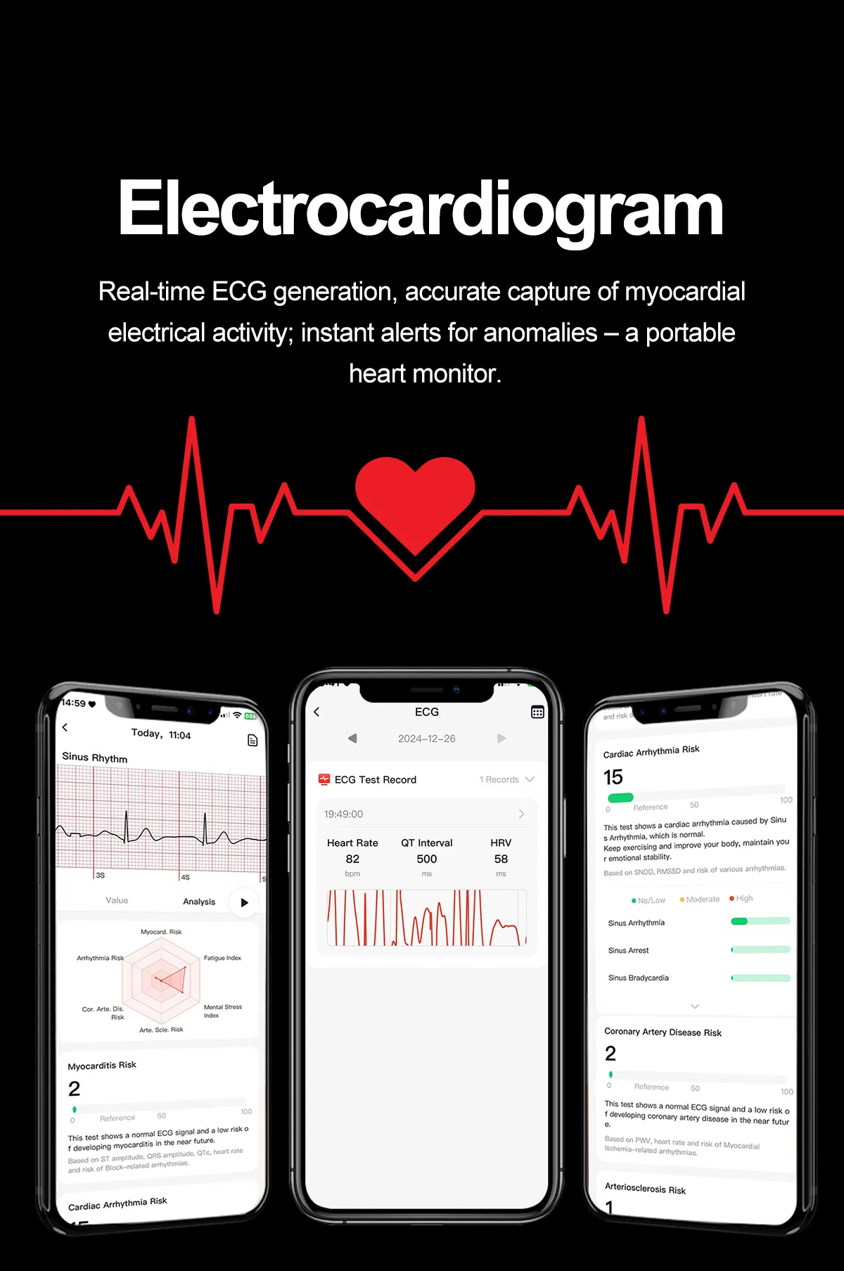 Newest High Quality ECG Airbag Blood Pressure Heart Rate Monitoring Round Smart Watch Amoled Screen Sos Bt Calling Elderly Health