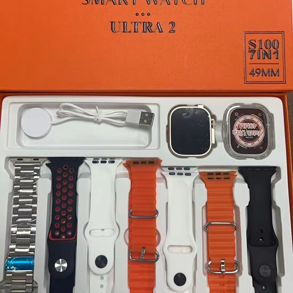 Wholesale S100 Ultra 9 Smart Watch Bt Call Health Monitoring Blood Pressure Monitoring Sports Smart Watch