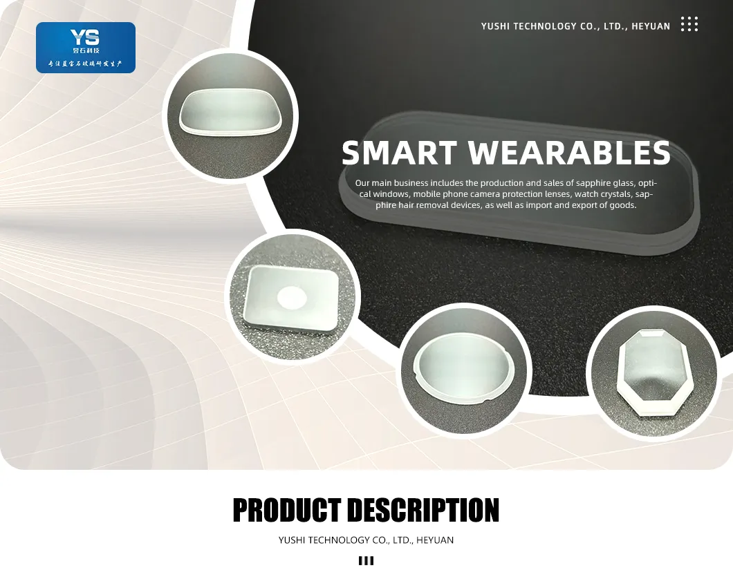 Wearable Health Sensor Sapphire Glass Lens