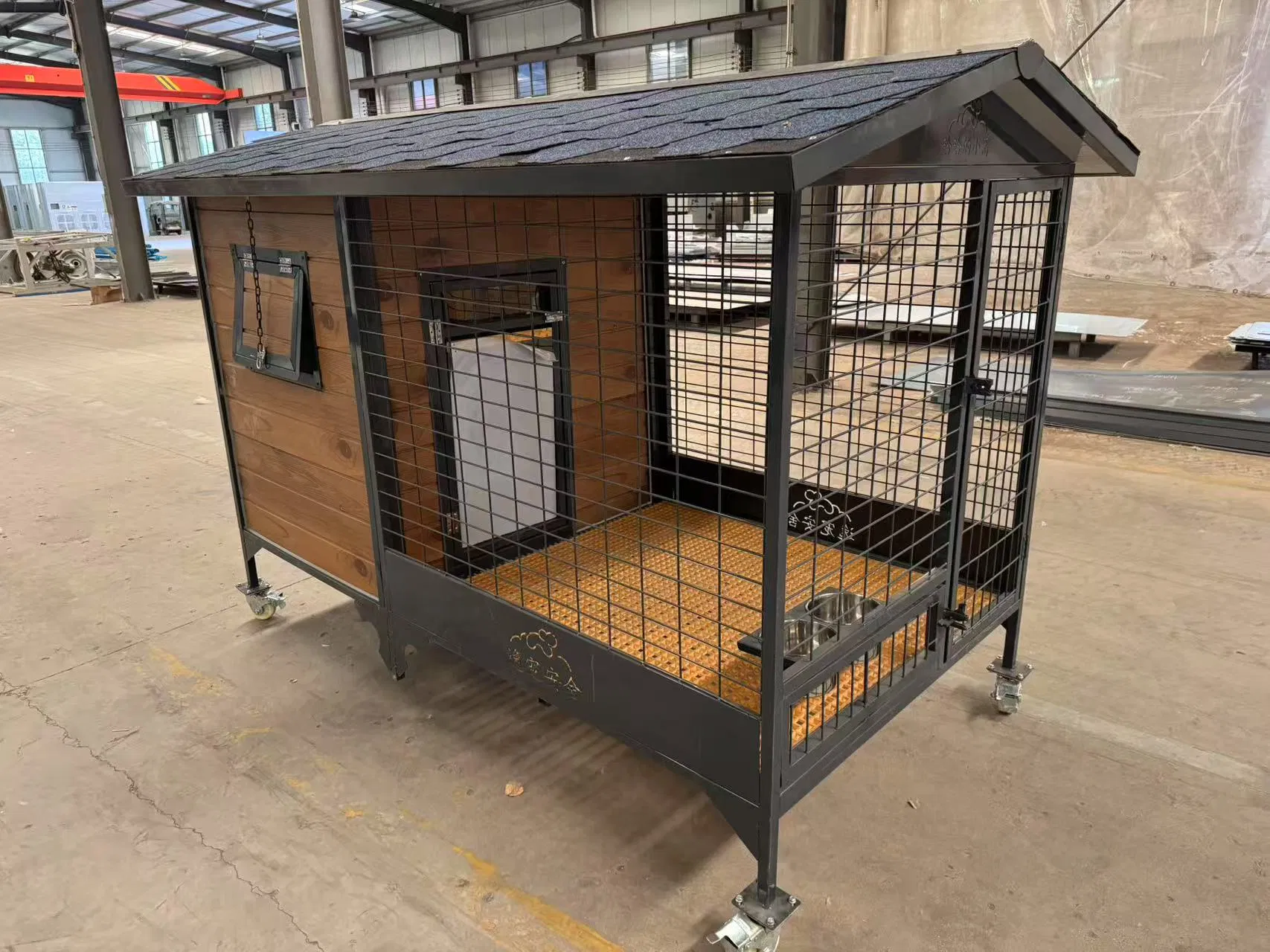 UV-Block Pet Prefab Home with AC for Outdoor Summer Use