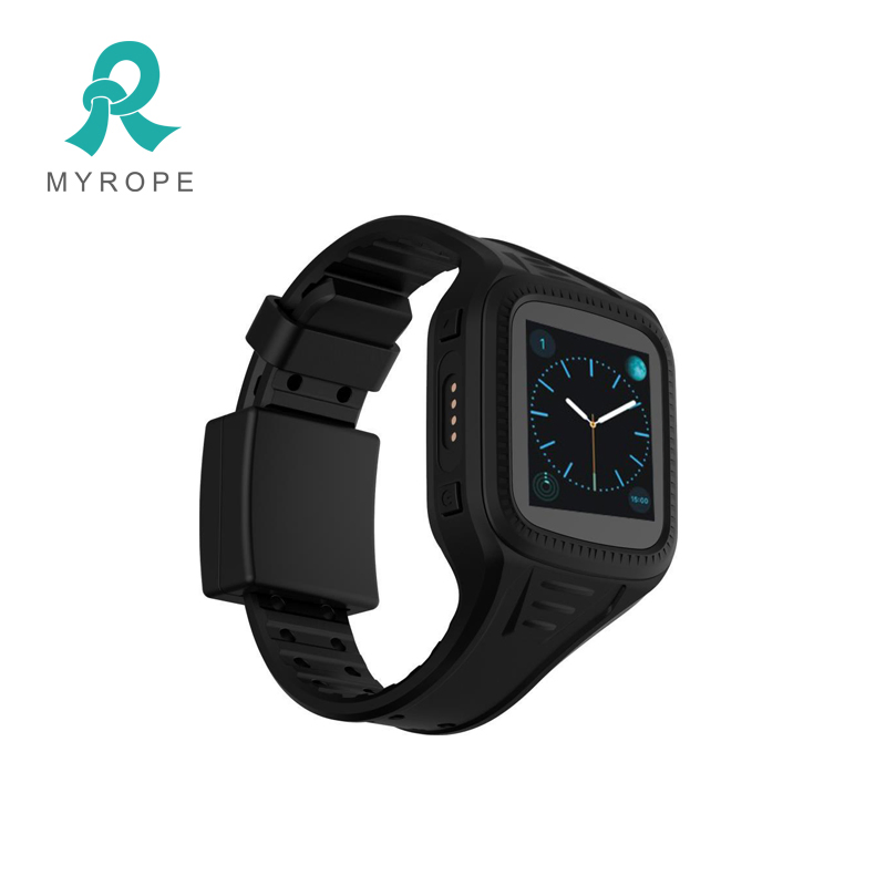 Offender Quarantine People Patients with Temperature Monitoring Anti Tamper GPS Tracking Bracelet for Elderly Prisoner with Free Platform