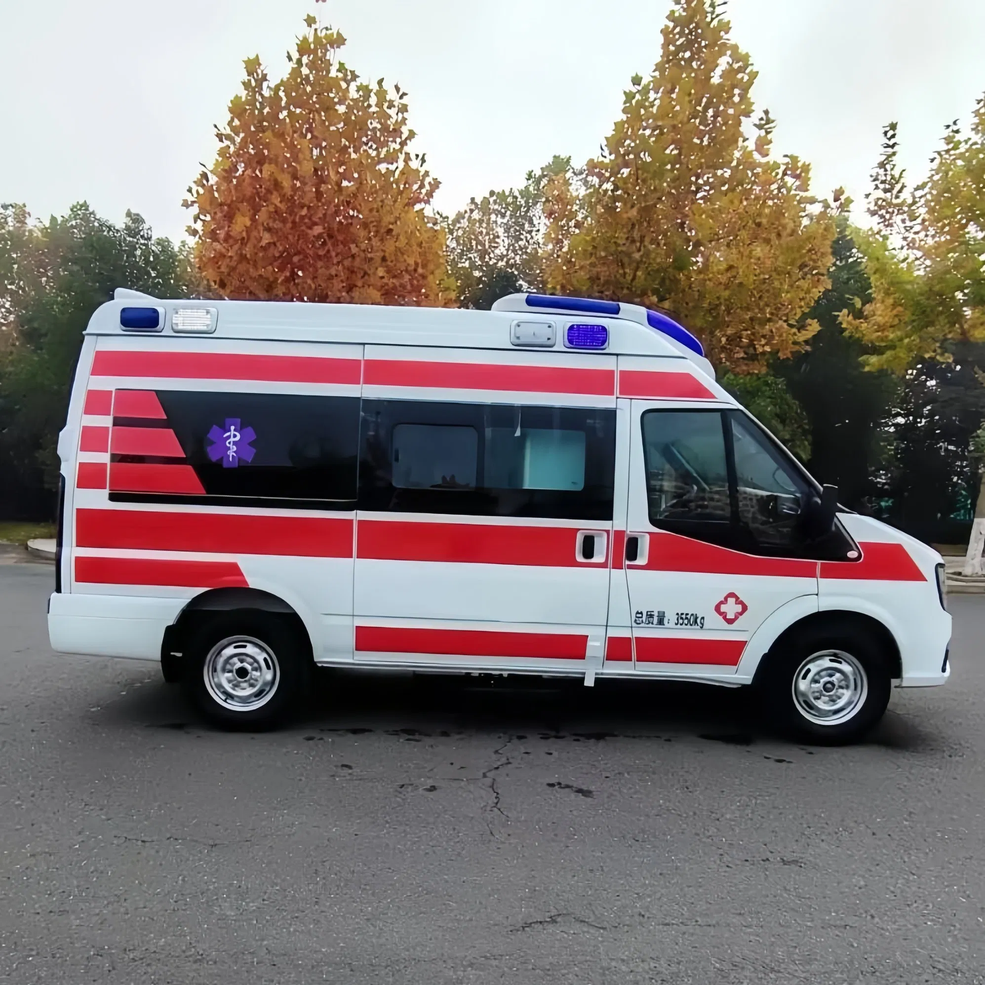 Medical-Compartment Ambulance: Ergonomic Layout, Advanced Monitoring Equipment, Real-Time Communications &amp; Patient Data Fully Equipped for Emergency Care
