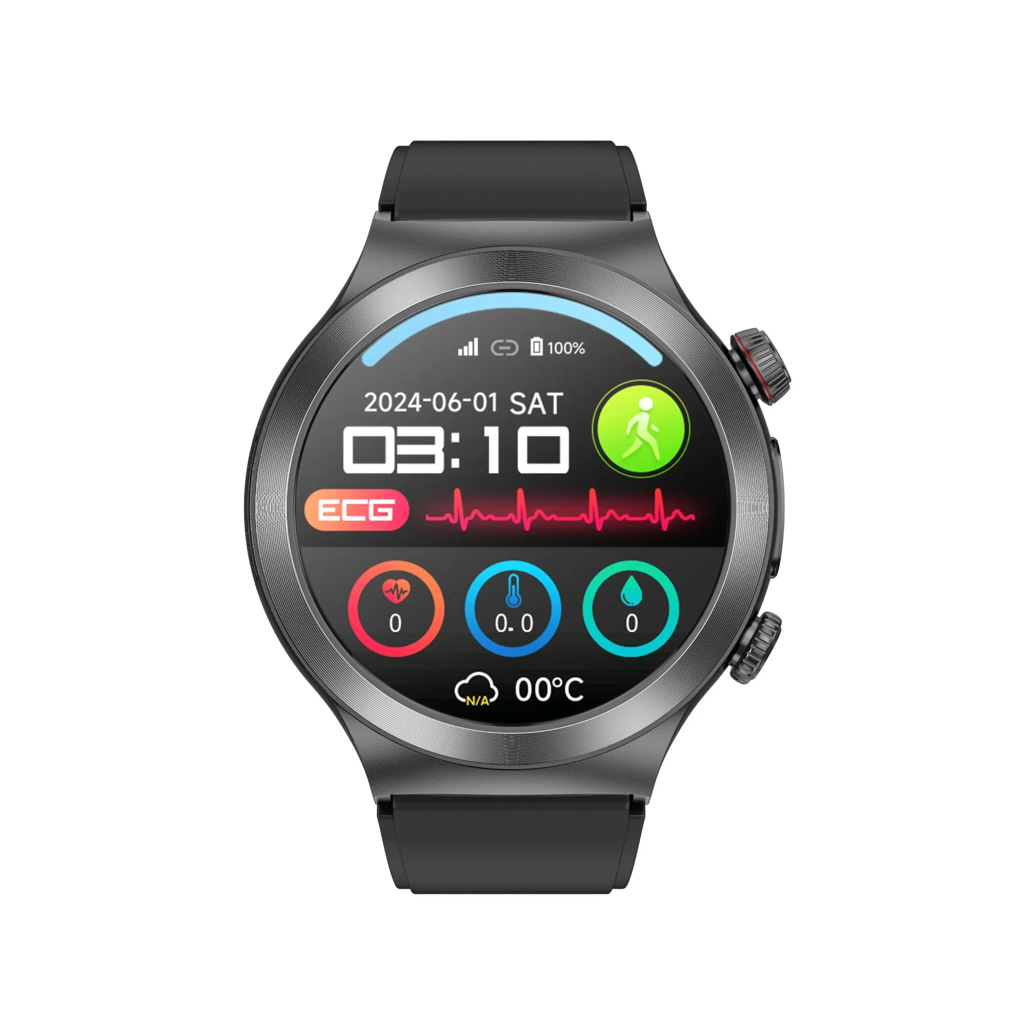 Respiration/Heart Rate/Blood Pressure/Sleep Monitoring Remote Photography, Flashlight, Timer Smartwatch