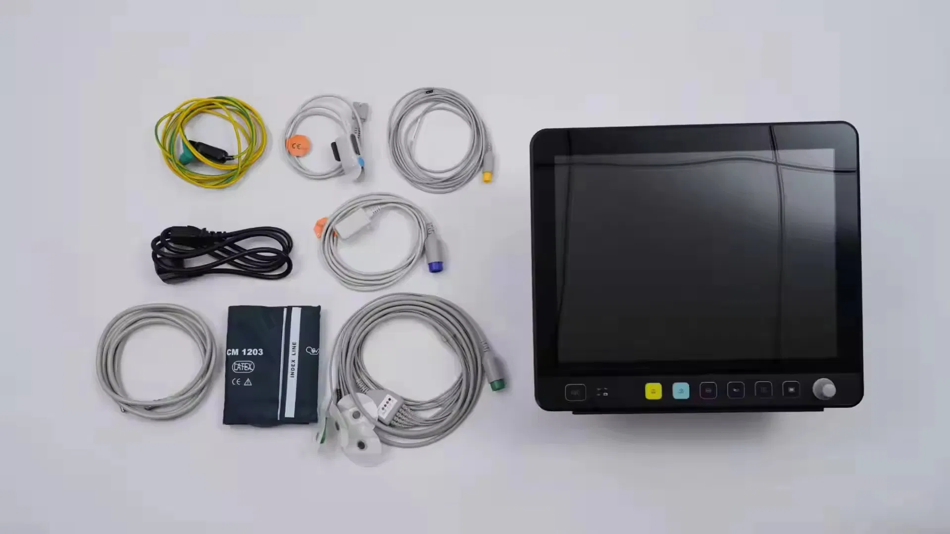 Medical 15 Inch Touch Screen Vital Sign Monitor Multi Parameter Patient Monitor