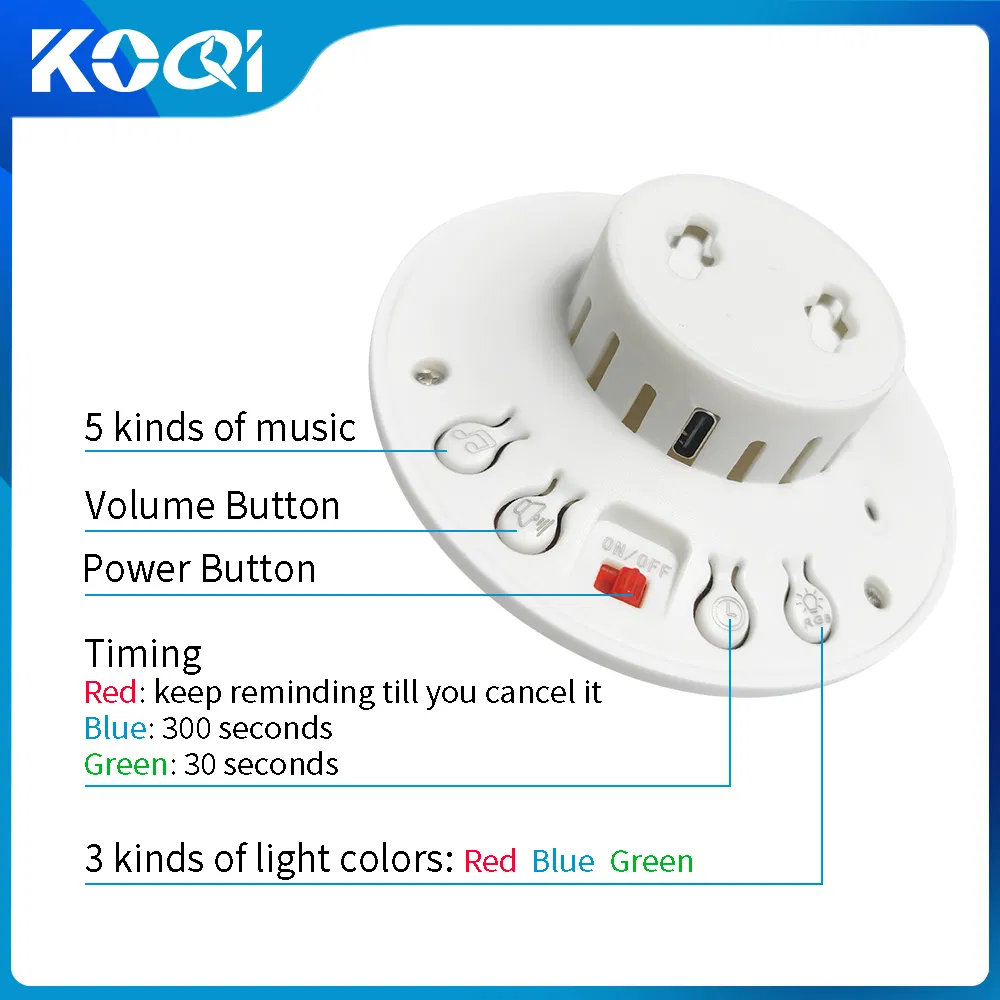 Senior Citizen Alarm Toilet Alarm Bathroom Nurse Calling Bell with Sos Alarm Elderly Monitoring at Toilet Calling Button Pull Cord for Elderly / Patient / Disab