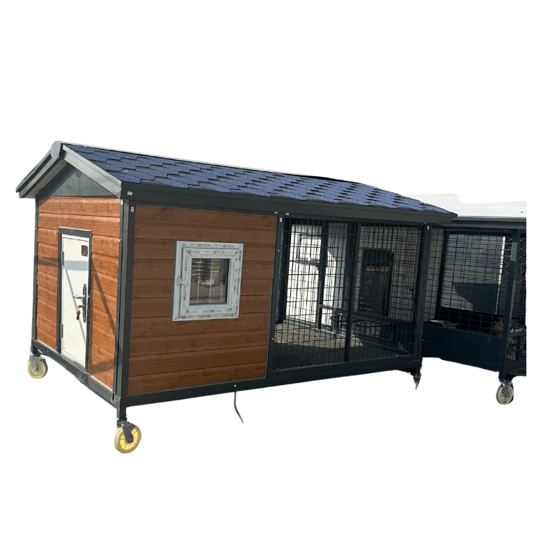 Backyard Pet Home with HVAC, Monitoring &amp; Custom Pet Logos