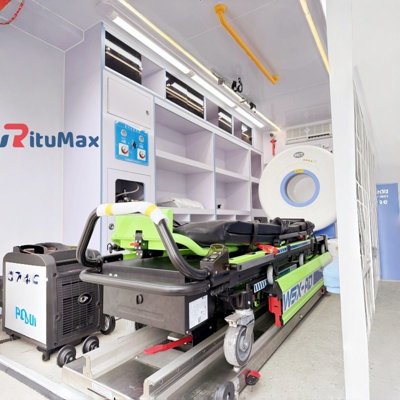 Multi-Functional Medical Care Vehicle, Equipped with Complete Monitoring Tools, for Emergency Situations