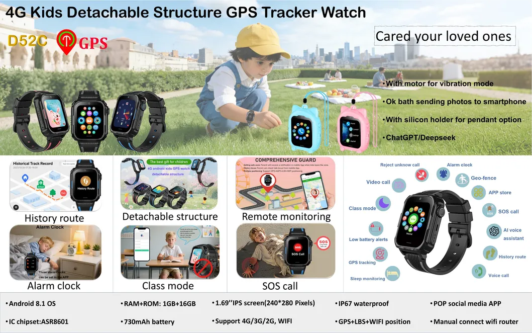 4G Kids GPS Watch